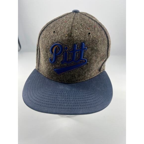 Zephyr Hat Wool Mens Adjustable Pitt Panthers Brown Blue Truckers Ball Cap New - Picture 2 of 7